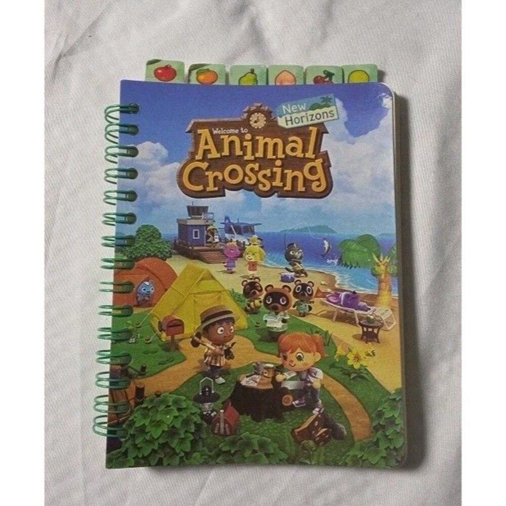 Opened Unused Animal Crossing New Horizons Journal W/ Fruit Tabs 120 Pages